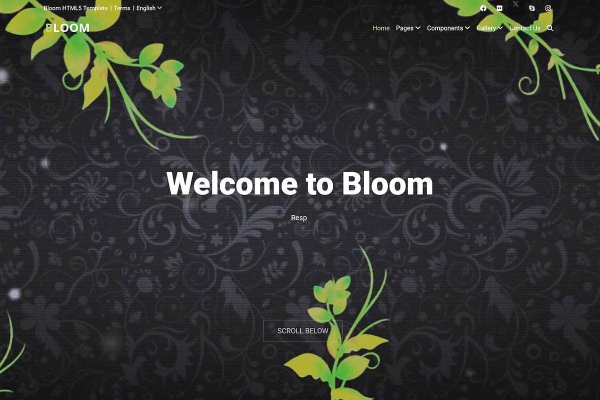 Bloom - Portfolio HTML5 Template, a HTML Template by ColorsThemes (Photo 2 of 3)