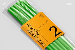 Pencil Packaging Mockup Set