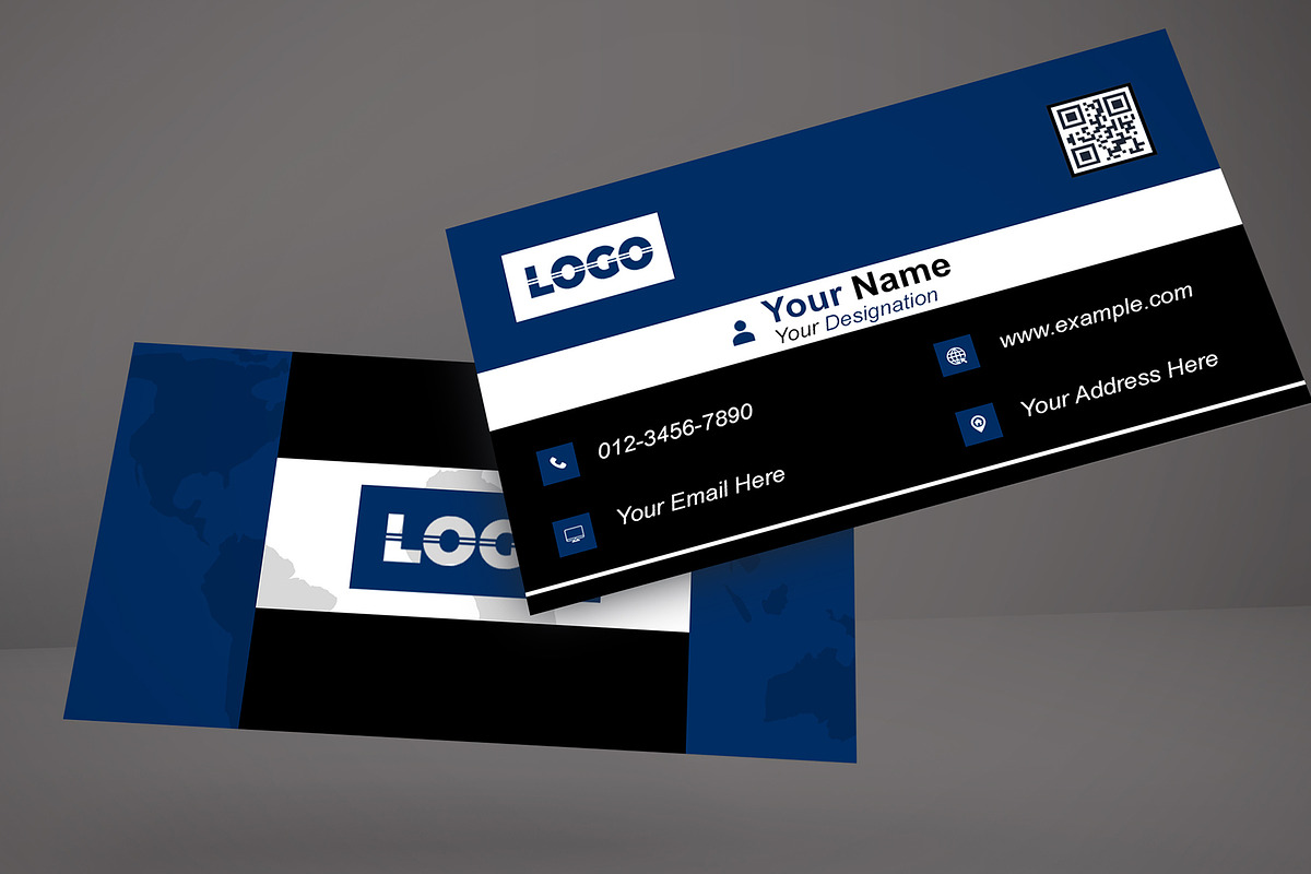 Clean Corporate Business Card preview 4