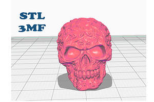 3D STL/3MF Skulls Collection