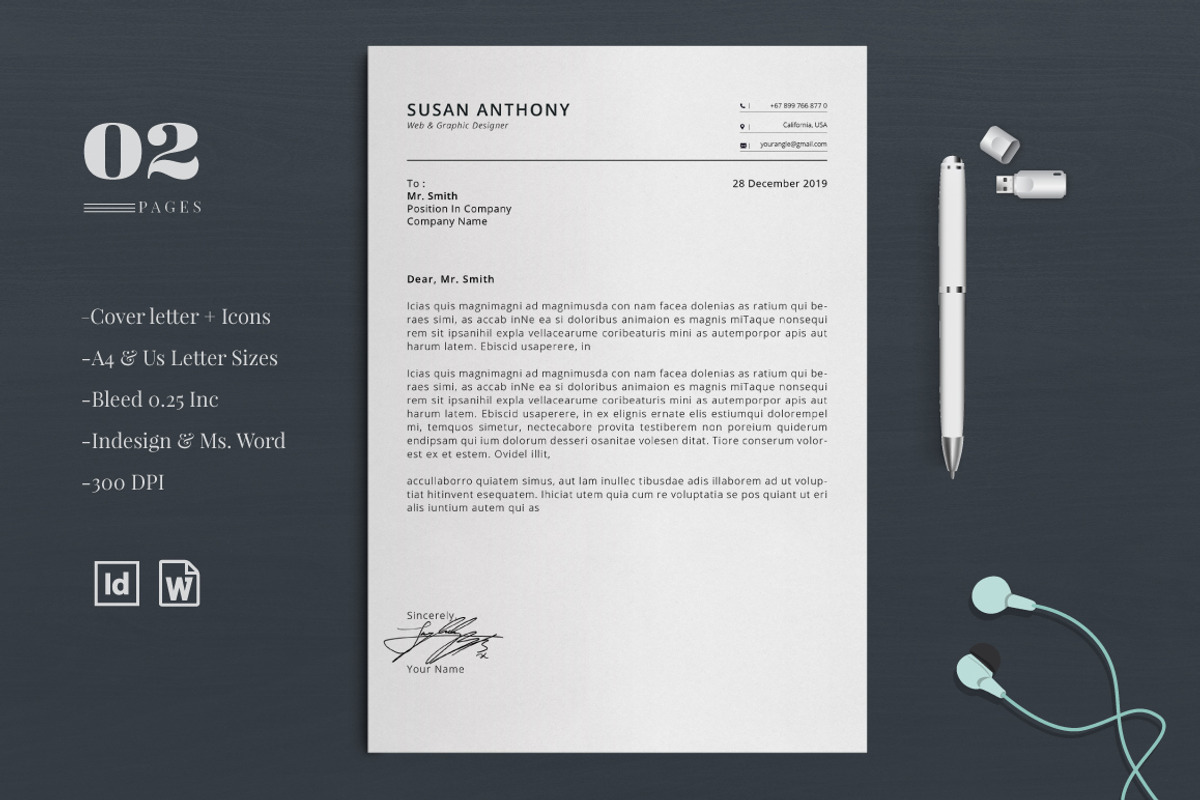 Resume/CV, a Resume Template by Atakana (Photo 2 of 3)