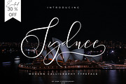 Sydnee Modern Calligraphy Font, a Script Font by AQR Studio (Thumbnail 1 of 11)