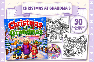 Christmas at Grandma’s Coloring Book