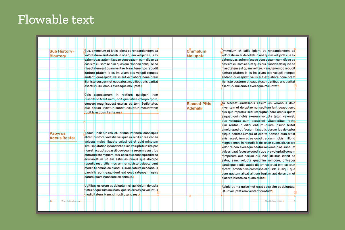History Book Print Template, a Stationery Template by Meknya (Photo 14 of 14)