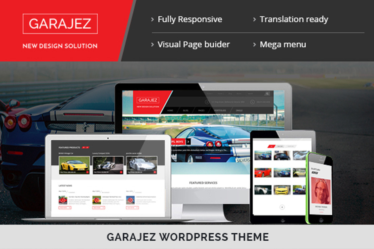 GARAJEZ – WordPress theme, a WordPress Template by kopasoft