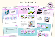 Wix Template for Digital Products, a Wix Template by Template Twist Shop (Thumbnail 2 of 10)