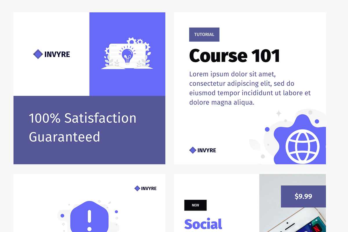 50 Startup Instagram Post Templates, a Social Media Template by Minva Themes (Photo 4 of 4)