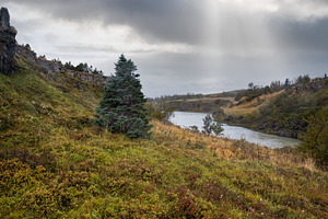 Hrutey island public park near Blonduos town, North-West of Icel, a Nature Photo by YuriyB