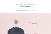 Baby Clothes Mock-ups Bundle, a Shirt Mockup by Mocca Mockups Store (Thumbnail 7 of 8)