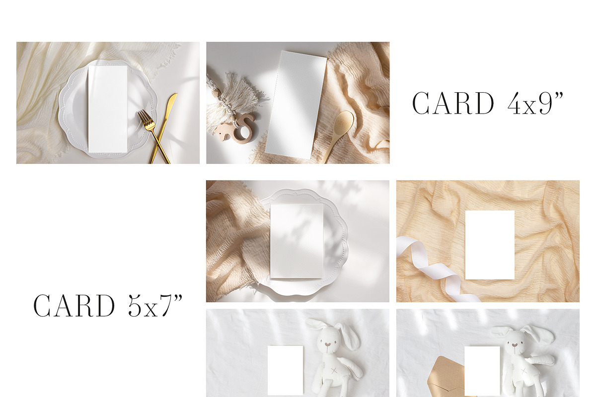 Nursery Card Mockup BundleOnlineEdit, a Product Mockup by PawMockups (Photo 5 of 12)