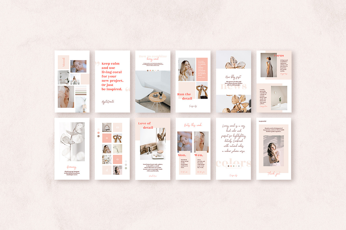 ANIMATED Instagram Stories – Coralie, a Social Media Template by AgataCreate (Photo 9 of 9)