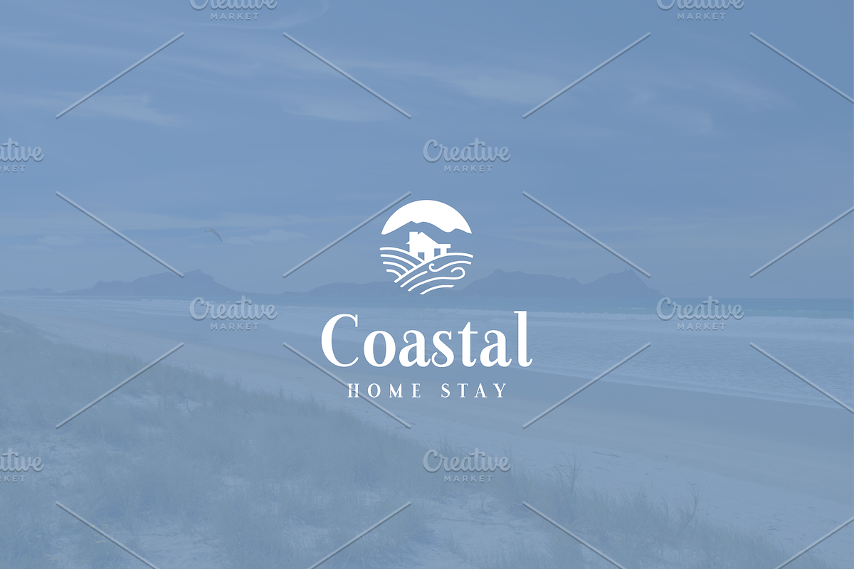 Boutique Accommodation logo kit, a Branding & Logo Template by Hue Creative (Photo 2 of 5)