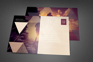 Journey Church Postcard Template