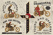 Motorcycle Chopper Illustration, a Graphic by AROKA (Thumbnail 2 of 13)