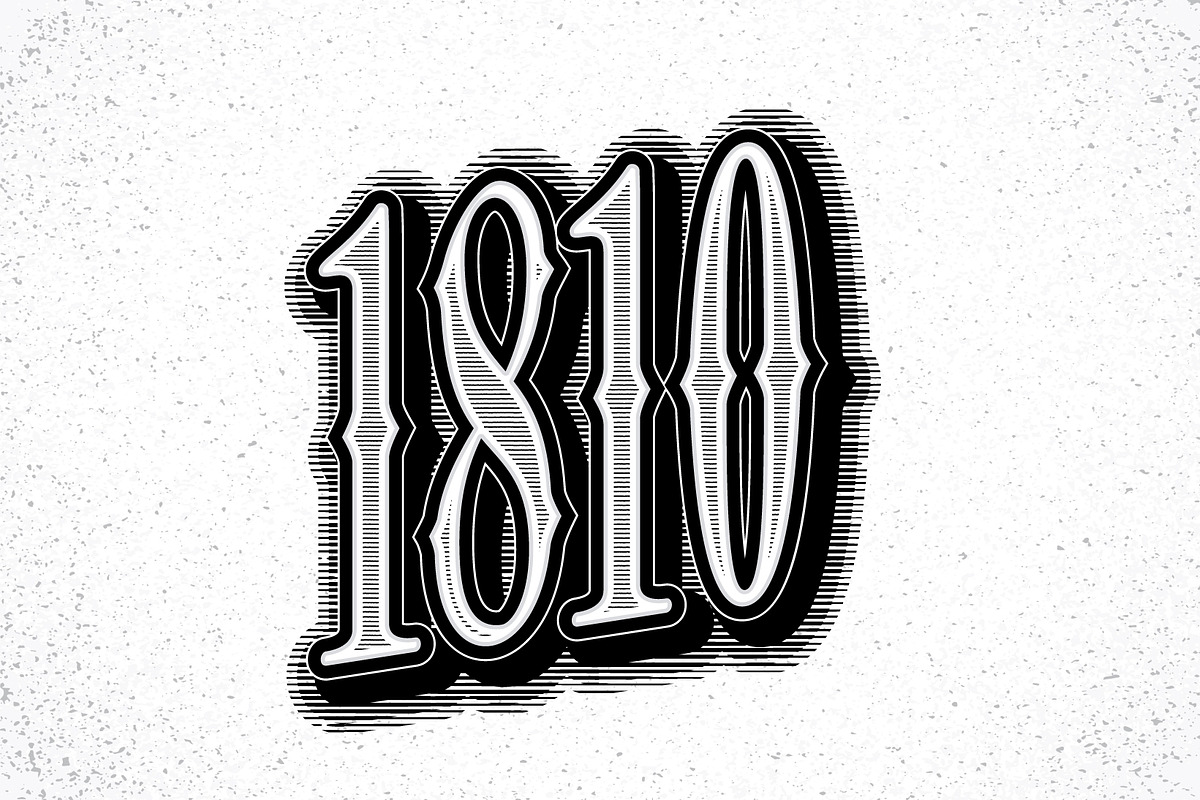 Etch Vintage Graphic Styles, a Layer Style Add-On by Designdell (Photo 4 of 5)