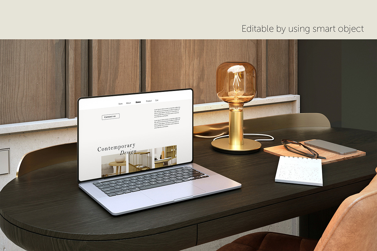 Smartphone and Laptop Mockup, an iPhone Mockup by DamriNa art (Photo 5 of 8)