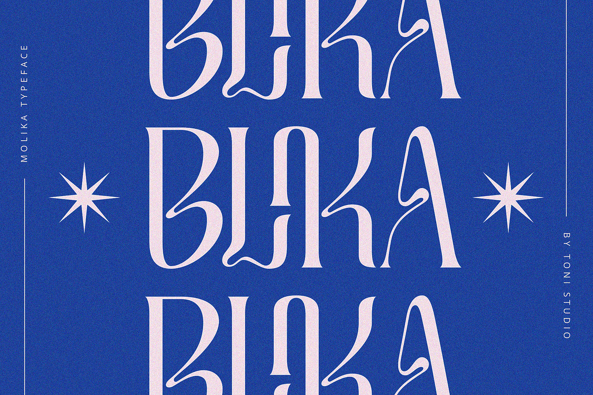 MOLIKA | Display Serif Typeface, a Serif Font by ToniStudio (Photo 2 of 12)