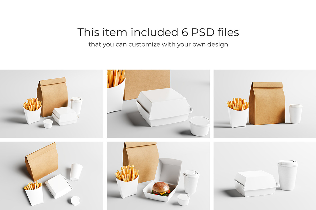 Takeaway Food Packaging Mockup, a Packaging Mockup by simuradi (Photo 9 of 9)