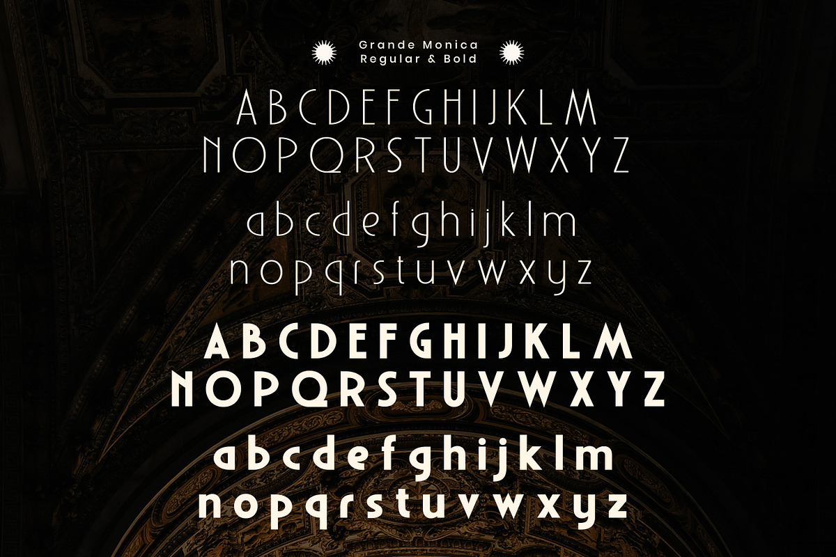 Grande Monica - Display Sans Serif F, a Sans Serif Font by Flawless And Co (Photo 7 of 10)