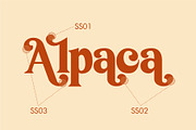 Kalimb - Retro Serif Typeface, a Serif Font by Bentype Studio (Thumbnail 6 of 7)