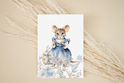 At The Mice Tea Party Collection, an Animal Illustration by Pati Paints (Thumbnail 3 of 14)