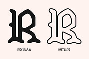 TF Caredog, a Blackletter Font by TeenageFoundry (Thumbnail 3 of 10)
