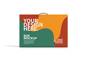Box With Handle PSD Mockup, a Cups & Container Mockup by GreatFruit (Thumbnail 2 of 5)
