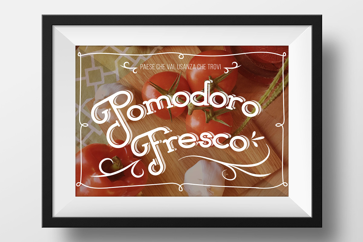 Tagliatelle Font preview 4