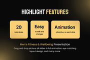 Men’s Fitness & Wellbeing, a Presentation Template by Loin Studio (Thumbnail 2 of 4)
