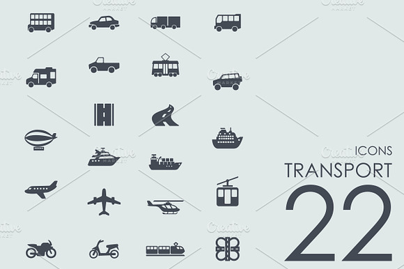 22 Transport Icons