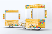 Food Cart Kiosk With Wheels Mock-Up, an Advertising Mockup by DesignRushMarket (Thumbnail 6 of 6)