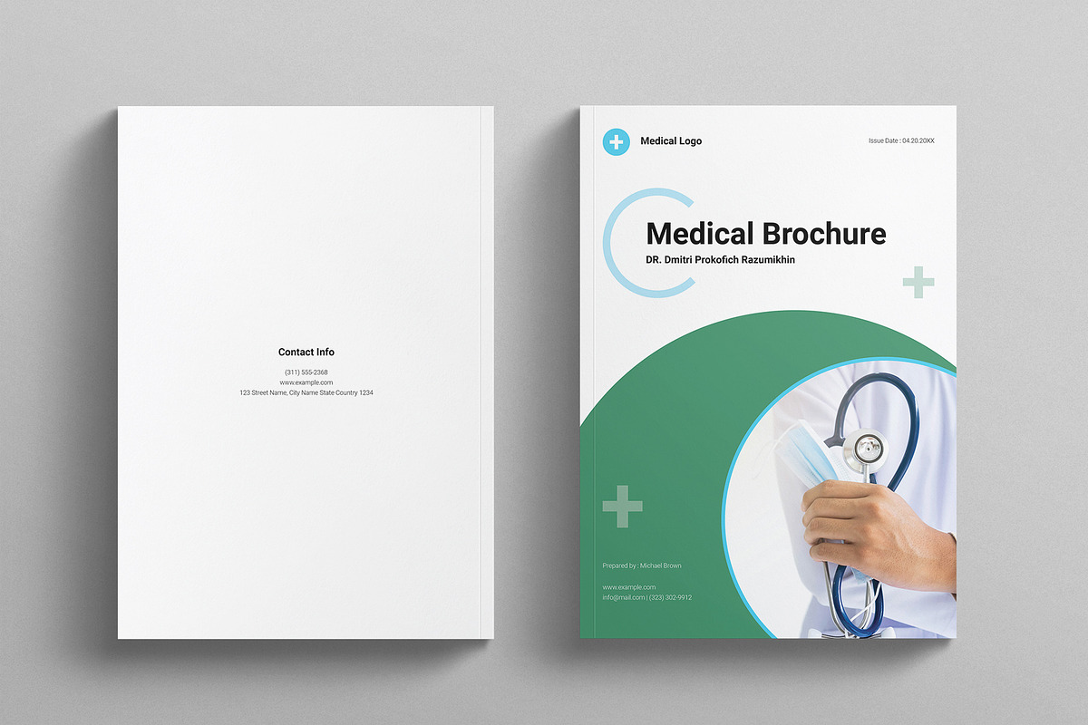 Medical Brochure Template, a Brochure Template by E-Type (Photo 7 of 7)