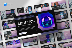 Artificial Intelligence Keynote, a Presentation Template by fluffstudio