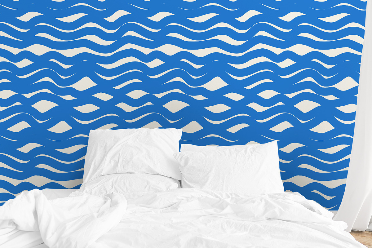 Marine Waves, a Pattern Graphic by MalyskaStudio (Photo 11 of 12)