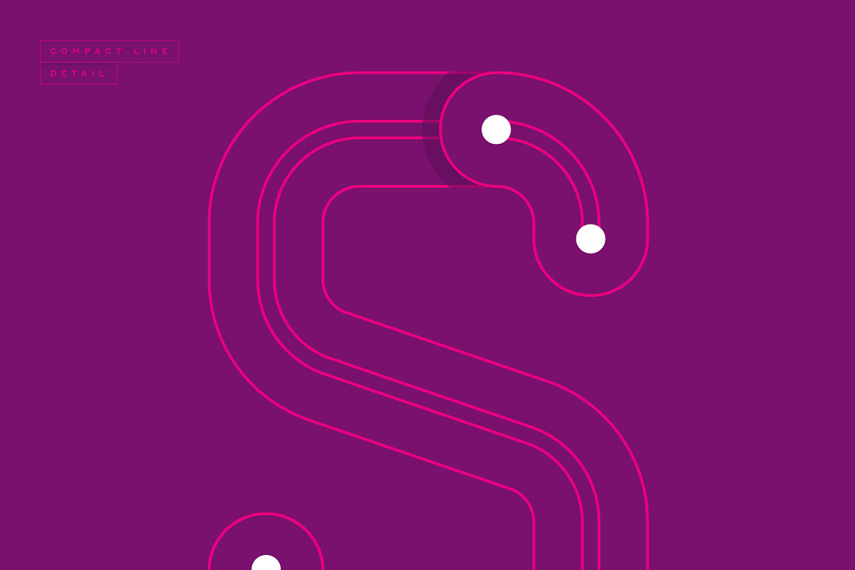 Compact Line Typeface preview 7