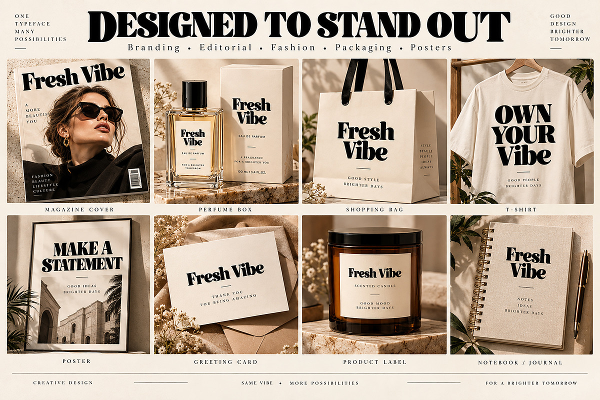 Fresh Vibe, a Serif Font by Wow Magic (Photo 2 of 5)