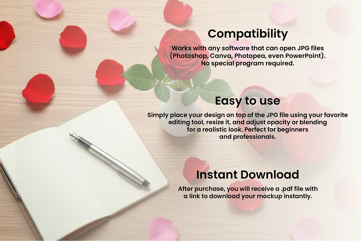 Valentine Aesthetic Desk Mockup 1000, a Packaging Mockup by KennedyStudio (Photo 11 of 11)