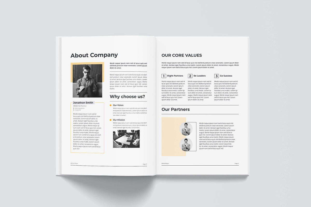 Annual Report | MS Word & Indesign, a Brochure Template by obayes (Photo 8 of 17)