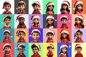 125 Animoji - Christmas Children