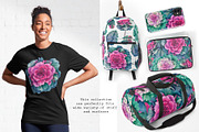 Watercolor Flowering Kale, a Decorative Illustration by Ekaterina Glazkova (Thumbnail 5 of 7)
