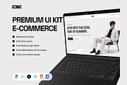 COBALT E-commerce UI Kit, an UI Kit Template by DjectStudio (Thumbnail 1 of 8)