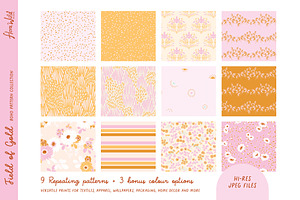 Summer Boho Pattern Collection