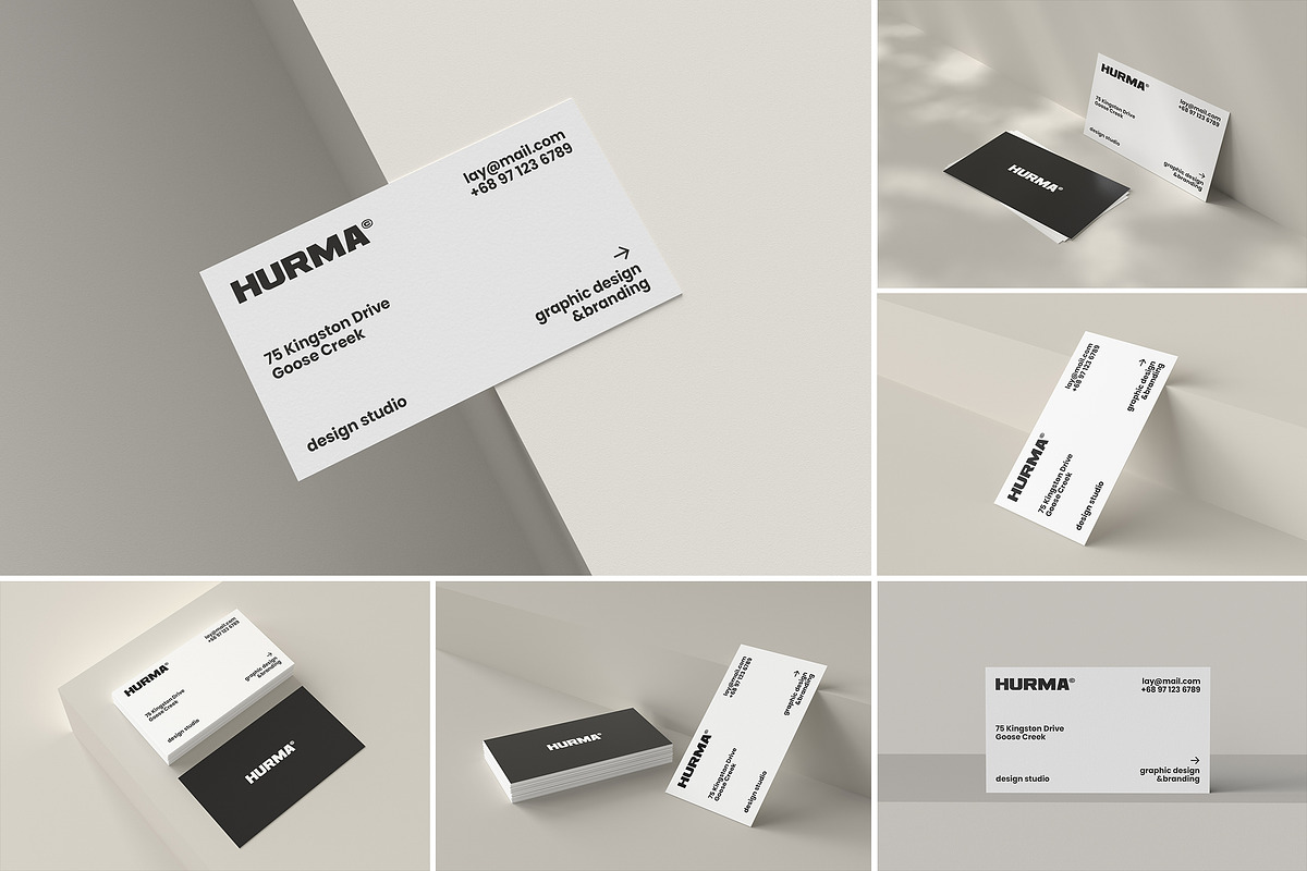 Business Card Mockup, an Advertising Mockup by Pixel_Vision_Store (Photo 1 of 7)