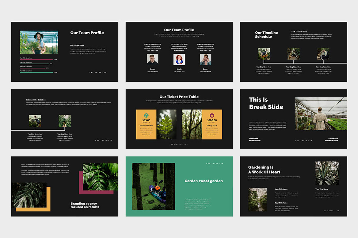 Baera : Nature Powerpoint, a Presentation Template by Punkl Camp (Photo 7 of 9)