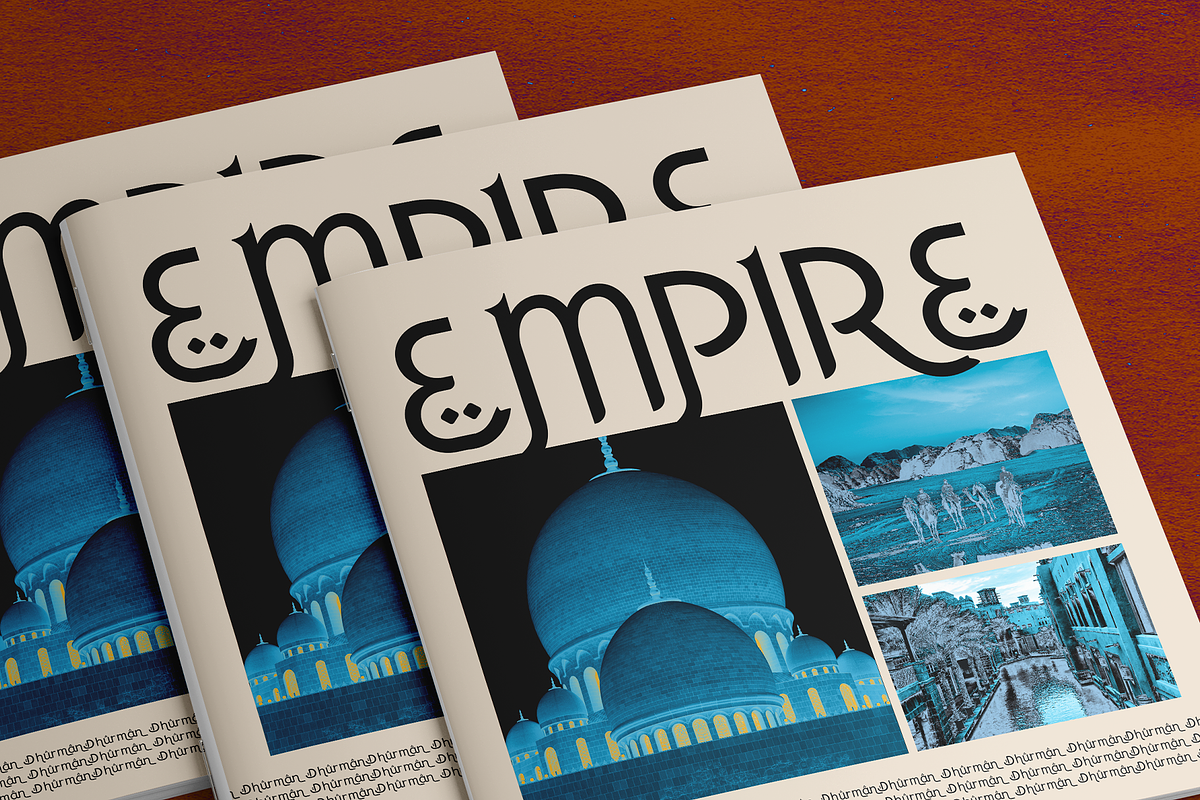 CF Dhurman - Arabic Decorative Serif, a Sans Serif Font by Indotype Foundry (Photo 4 of 10)