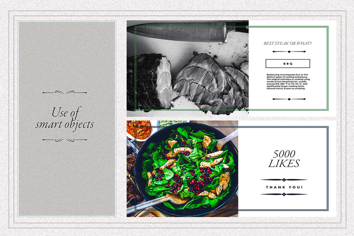 FOODIE facebook posts pack, a Social Media Template by Vova (Photo 3 of 6)
