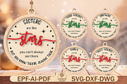 Best Friend Christmas Ornaments Svg, a Pattern Graphic by Lasercutiny (Thumbnail 1 of 2)