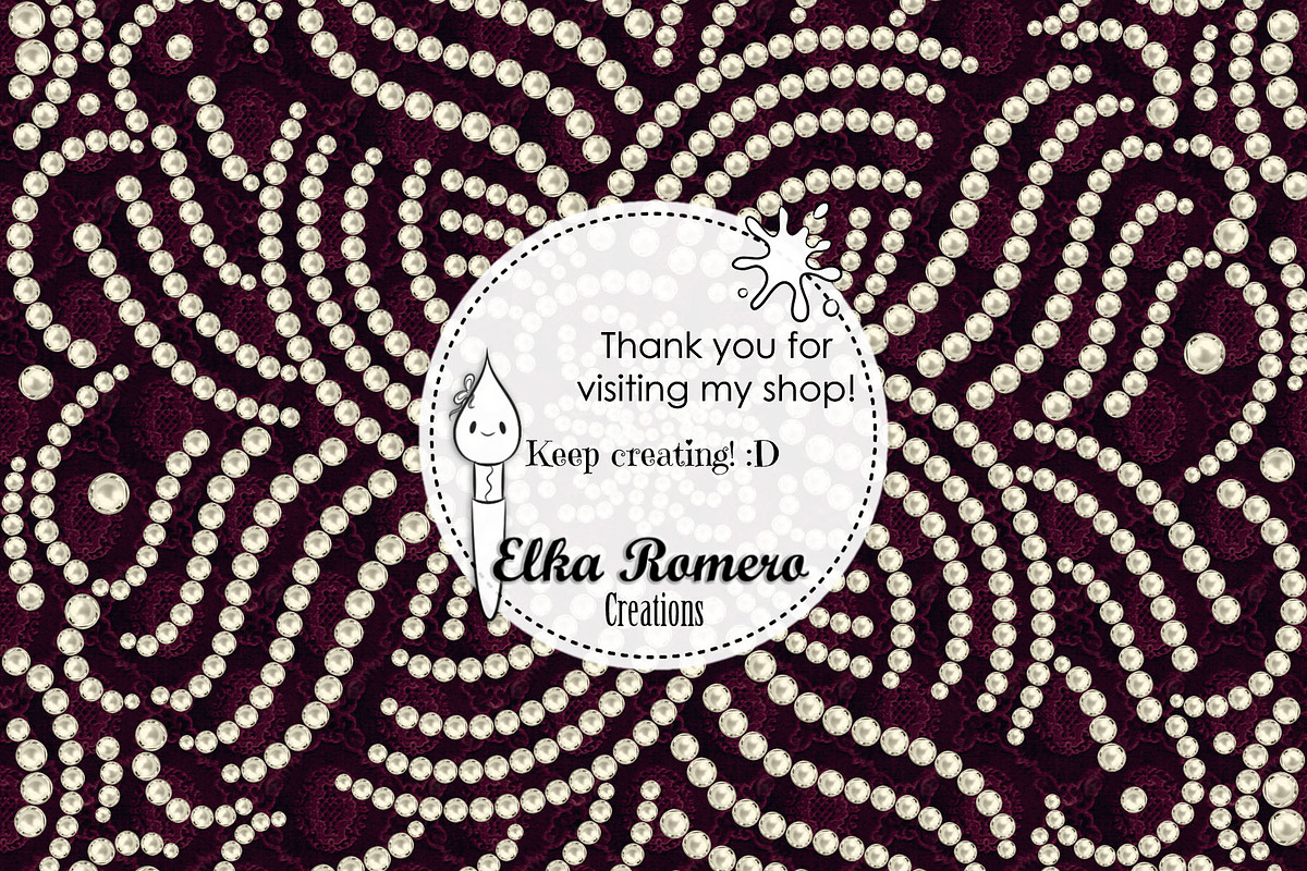 Pearls Overlays - Vol 2, a Graphic by Elka Romero Creations (Photo 7 of 7)