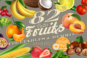 82 Fruits, Berries and Vegetables