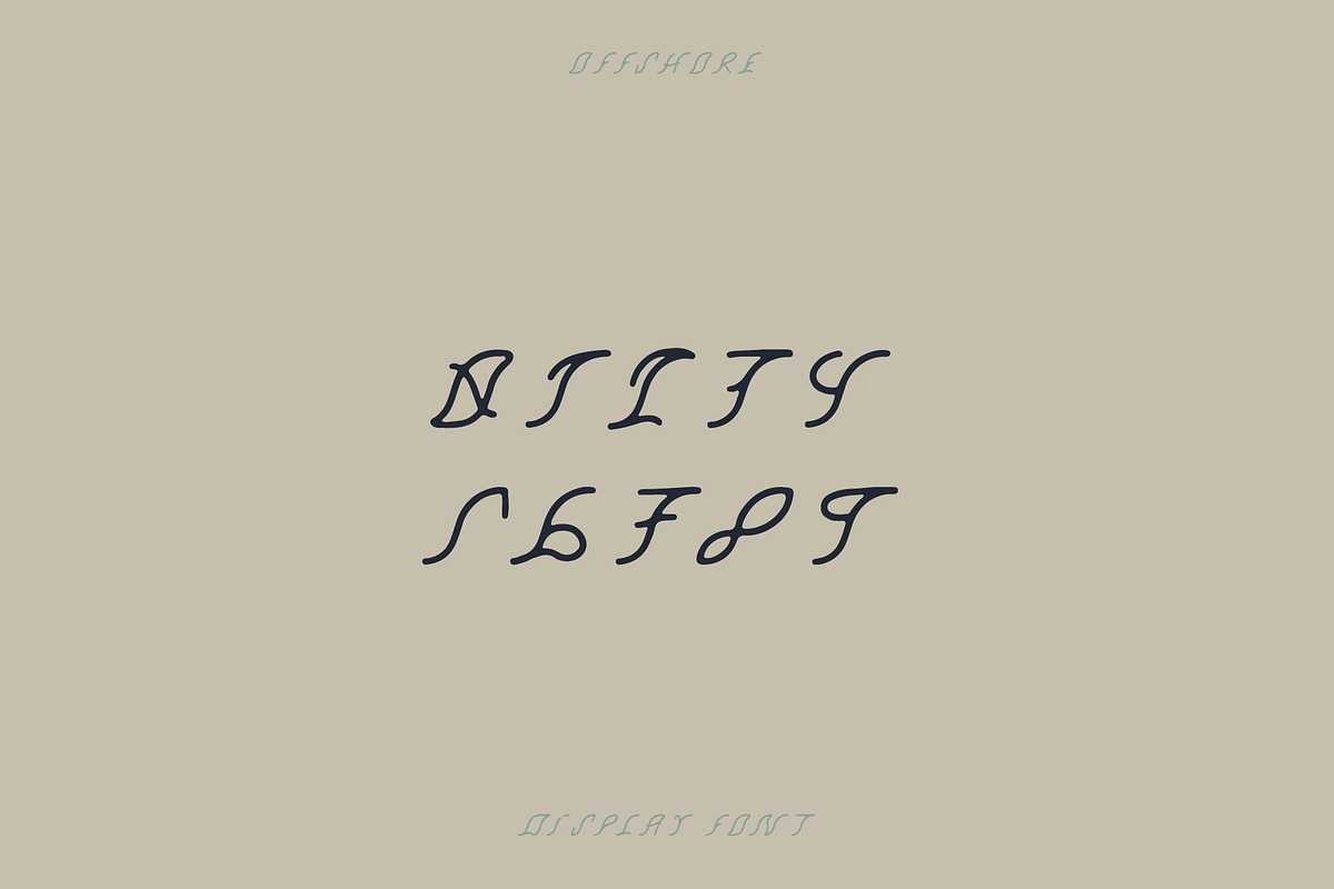 Offshore Display Font, a Font by Studio Alexander (Photo 5 of 7)